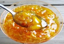 Dulceață de pepene galben