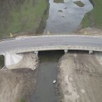 S-au finisat lucrările de construcție a podului peste râul Răut de lângă satul Ștefănești