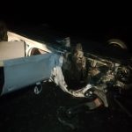 Un porsche a derapat de pe șosea și s-a inversat la Dondușeni