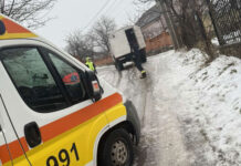 Salvatorii au efectuat o misiune de tractare a unei ambulanțe în raionul Soroca