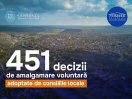 Peste 450 de decizii de amalgamare voluntară aprobate de consiliile locale din țară