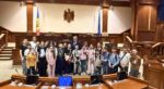 Elevii Gimnaziului „Dumitru Matcovschi” din Soroca au vizitat Parlamentul Republicii Moldova