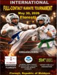 Florești va găzdui un Turneul internațional de Full-contact Karate