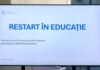 Reforma „Restart în educație”: școlile vor fi administrate de Agențiile Teritoriale pentru Educație