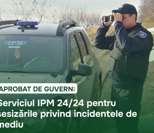 Guvernul a aprobat serviciul IPM 24/24 pentru sesizările privind incidentele de mediu
