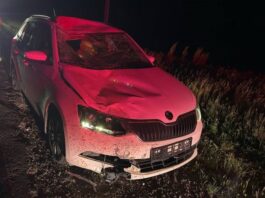 Accident tragic la Drochia.Un biciclist a murit pe loc după ce a fost tamponat de un automobil
