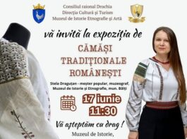Expoziția „Cămăși tradiționale românești” va fi vernisată la Muzeul din Drochia