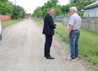 Președintele raionului Drochia a inspectat lucrările de reabilitare a drumului L112 Palanca – Cotova