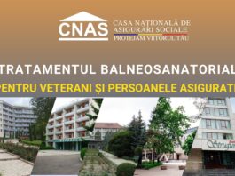 Tratamentul balneosanatorial prin intermediul CNAS pentru veterani