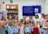 Claudia Partole, în dialog cu micii cititori la Biblioteca Municipală „Mihail Sadoveanu” Soroca