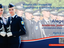 Vrei o carieră în MAI? Se anunță admiterea la Academia „Ștefan cel Mare”