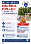 Atenție! Restricții temporare de circulație la trecerea la nivel cu calea ferată din Stația Drochia