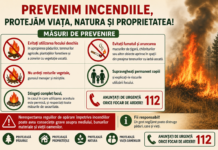 IGSU avertizează: Cod galben de pericol de incendiu până pe 17 iulie