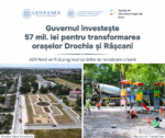 Guvernul investește 57 mil. lei pentru transformarea orașelor Drochia și Râșcani: ADR Nord verifică progresul lucrărilor de revitalizare urbană