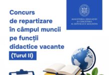 Turul II al Concursului de repartizare a absolvenților în câmpul muncii pe funcții didactice vacante