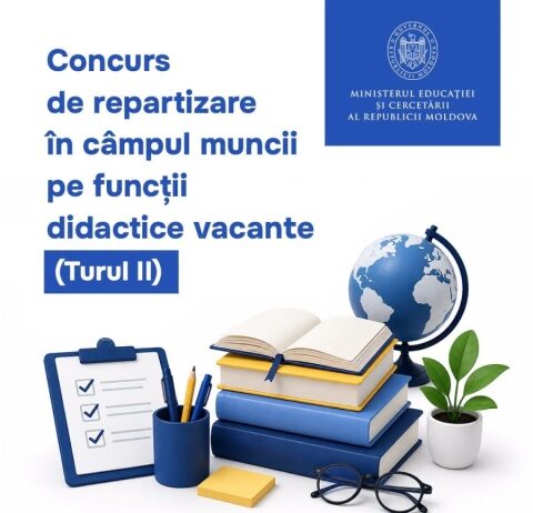 Turul II al Concursului de repartizare a absolvenților în câmpul muncii pe funcții didactice vacante