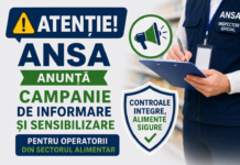 ANSA lansează Campania de informare și sensibilizare a operatorilor economici cu tematica: „Controale integre, alimente sigure”