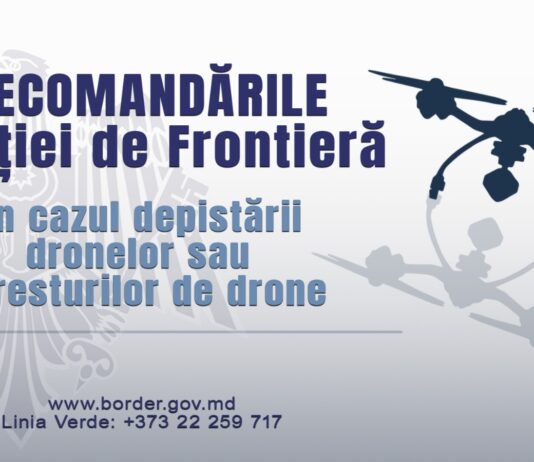 Recomandări de securitate în cazul depistării dronelor sau a resturilor de drone