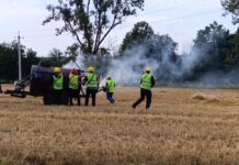 Tătărăuca Veche, în alertă de exercițiu. Simulări de incendii și intervenții de salvare