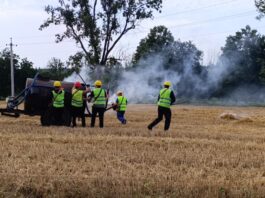 Tătărăuca Veche, în alertă de exercițiu. Simulări de incendii și intervenții de salvare