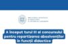 A început turul III al concursului pentru repartizarea absolvenților în funcții didactice