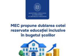 MEC propune dublarea cotei rezervate educației incluzive în bugetul școlilor