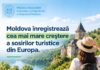Moldova înregistrează cea mai mare creștere a sosirilor turistice din Europa