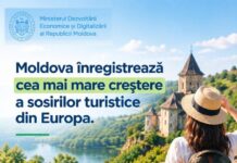 Moldova înregistrează cea mai mare creștere a sosirilor turistice din Europa