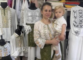 Natalia Cazacu, femeia care îmbracă dorul de Moldova