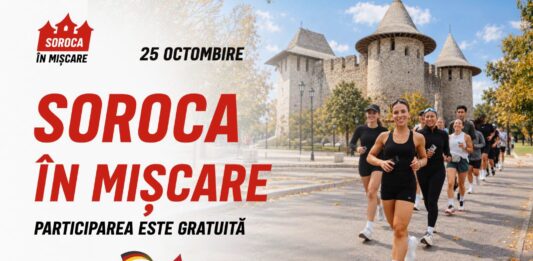 Soroca aleargă împreună. Curse de 1 și 5 kilometri la Cetate