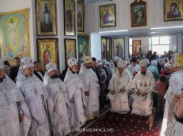 Sfințirea bisericii „Nașterea Maicii Domnului ” din satul Bobulești, raionul Florești