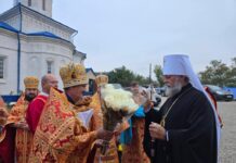 Înaltpreasfințitul Mitropolit VLADIMIR a liturghisit în biserica „Sfântul Ioan Teologul” din satul Prodănești, raionul Florești