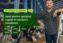 Lansarea apelului de depunere a cererilor pentru acordarea sprijinului cuplat pentru venit -carne de bovine, ovine, porc, pasăre și iepure
