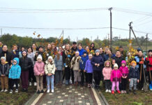 Drochia prinde rădăcini. Aproximativ 400 de copăcei și 100 de tufe de crizanteme, plantate în oraș